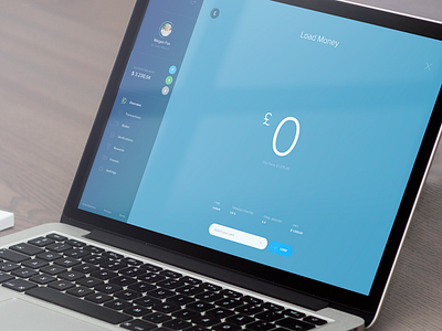 Load Money design interface load money payment ui user web