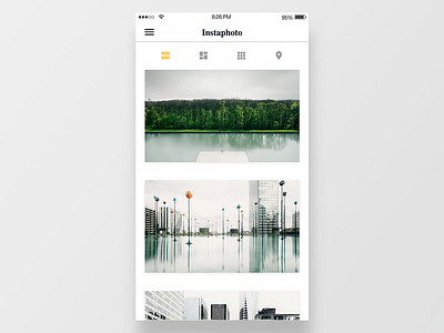 Day027 - Instaphoto gui ios iphone6s photo ui