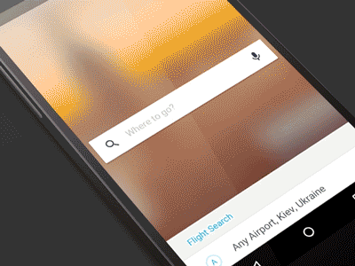 Yet another travel app application flight hotel mobile phone search travel ui