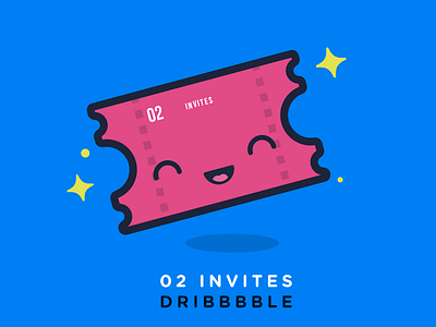 Dribbble Invites character dribbble invite ticket