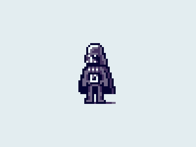 Darth vader 8-bit animation 8 bit animation gif old school photoshop pixel retro star wars vader