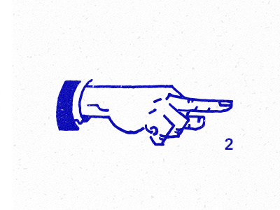 Return To Sender 2/6 blue finger hand illustration return send texture