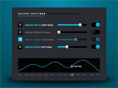 Daily UI Challenge 007 007 dailyui dark darkui settings ui