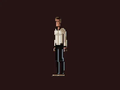 Driver in Pixel character drive driver movies pixel pixel art ryan gosling stuntman