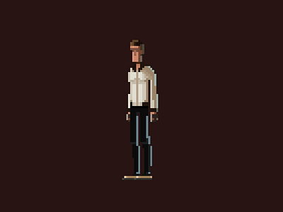 Driver in Pixel character drive driver movies pixel pixel art ryan gosling stuntman