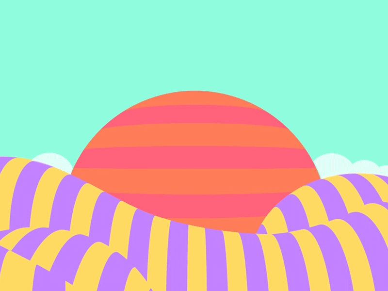 The World Just Keeps On Moving animation c4d cinema 4d color colour earth experiment gif motion pastel world