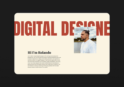 Portfolio bio branding designer digital portfolio typography ux web wordpress