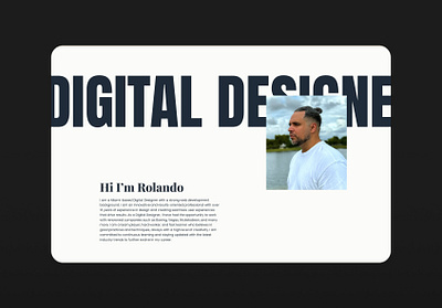 Portfolio bio branding designer digital portfolio typography ux web wordpress