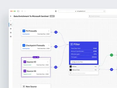 Data Enrichment Filter - Design Exploration app data data enrichment data filter erp log log compression log transformation processor saas