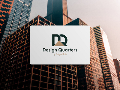 Design Quarters by Faige Katz Logo Design architecturelogo brandidentity branding creativebranding graphic design logo luxurybrand minimalistlogo moderndesign typography