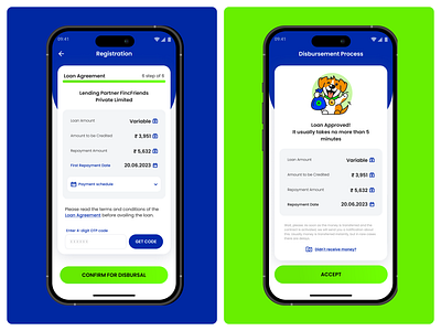 Mobile app for micro credit service, Fintech | RupeeRedee🐕 app dog finance fintech fintech app get loan interface interface design loan loan platform microfinance microloan mobile mobile app product product design steps for loan ui ux uxui