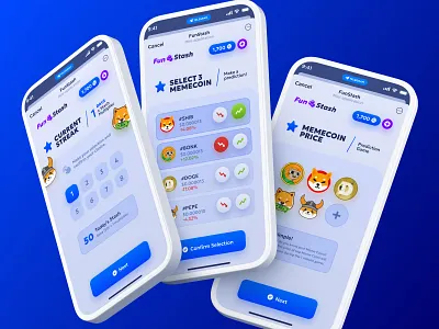 Meme Coin - Telegram Application app bet betting betting app betting interface branding crypto crypto coins gambling market market cap meme meme coin meme coin design meme design memecoin nft telegram telegram app web design