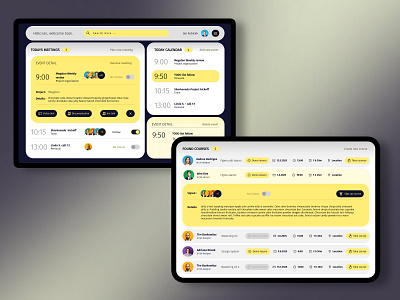 Inter-company system graphic design ui ux