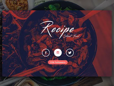 Daily UI : #010 // Social Share dalyui day10 recipe share social ui ux