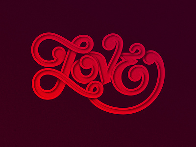 Friday Night Type Love bespoke type custom type font design handmade letters lettering type design typography