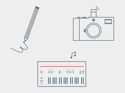 Portfolio Icons icons illustration lines