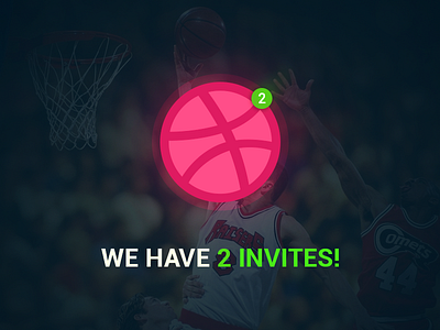 DRIBBBLE INVITE 2 invites dribbble invite dribbble invites invite invites