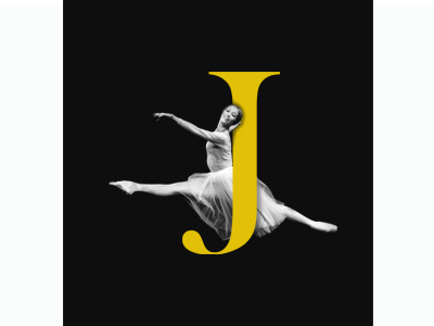 Canvas Typo Series art balerina blackandwhite canvas collage dance j photoshop typo typography yellow