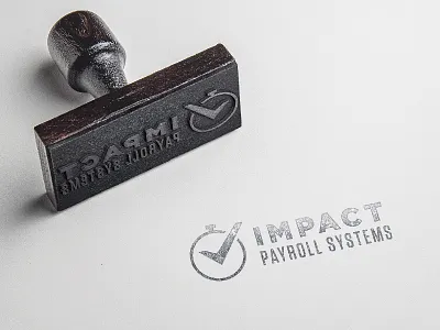 Impact Payroll Systems C check impact logo payroll time