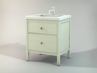 Bathroom Cabinet 3d 4d c4d design