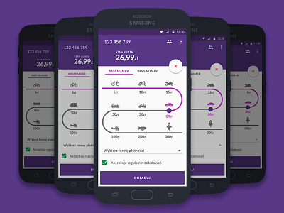 Concept app for mobile operator app concept design material mobile operator ui ux