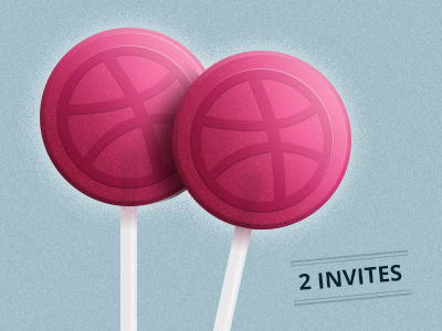 2 Invites dribbble invite