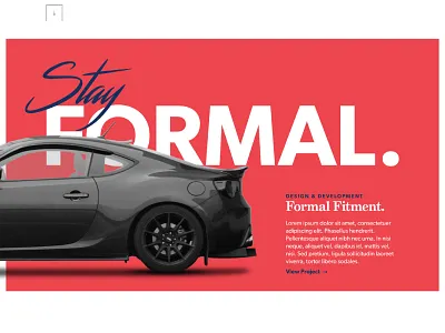 Block Section article auto block red typography