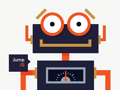 Jump.js Demo Page code dev illustration js machine project robot site web