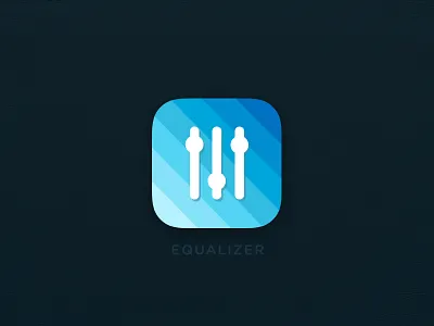 Equalizer app icon app band dailyui day5 eq equalizer icon ios music song