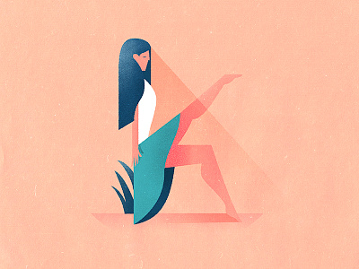 k illustration k type