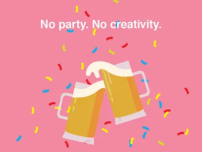 The philosophy in one beer befoolish booze creativity drinks glasses party pink pop work