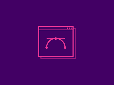 Bezier Icon icon illustration