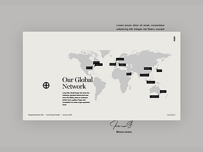 Global Network deck global keynote slide template world