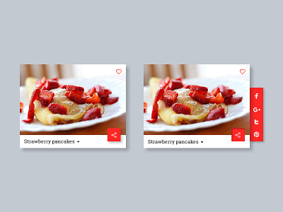 Daily UI 010 | Social Share daily ui dailyui food share social social share ui ux