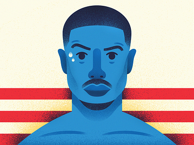 Creed boxer boxing creed illustration portrait rocky