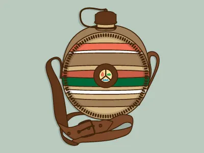 Canteen Illustration candy canteen cartoon icons illustrator stickers