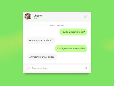 Shot 053 - Chat UI app card chat interaction layout messaging minimal profile typography ui user whatsapp