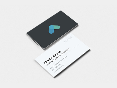 Satchel Health Business Cards branding business cards isomorphic