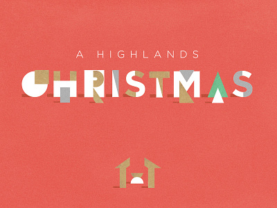 A Highlands Christmas christmas gold holidays red typography