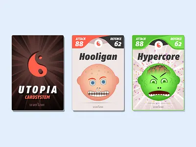 Utopia cardsystem card character