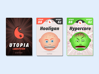 Utopia cardsystem card character