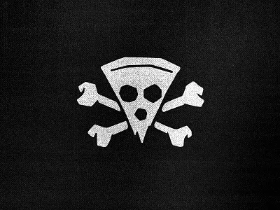 Pizza Skull design illustration pizza