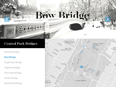 Daily UI - 029 - Map bridges dailyui location map