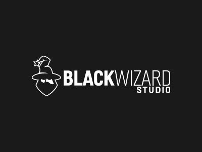 Black Wizard Studio Logo black magic studio wizard