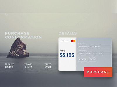 Day 02 - Credit Card Checkout 002 card credit dailyui