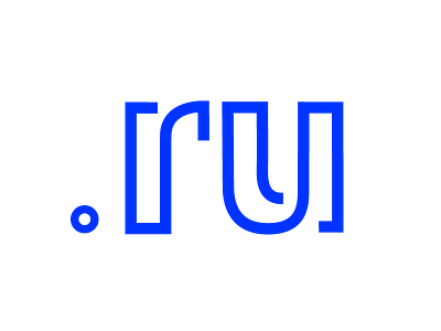 Dot RU logotype domen http identity logo ru russia