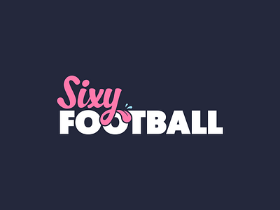 Sixy Football branding football illustration logo soccer tongue