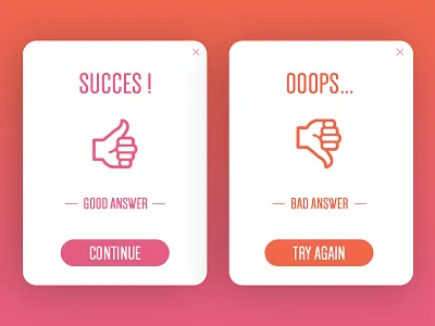 Daily UI : #011 // Flash Message dalyui day11 flash message popin ui ux