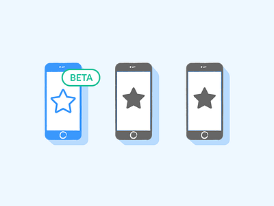 Beta testing illustration app beta blue developers development illustration liquid mobile testing