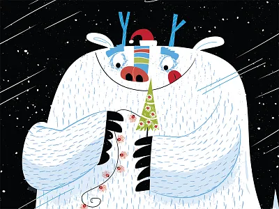 Christmas Monster christmas christmas tree decorations holidays monster winter yeti